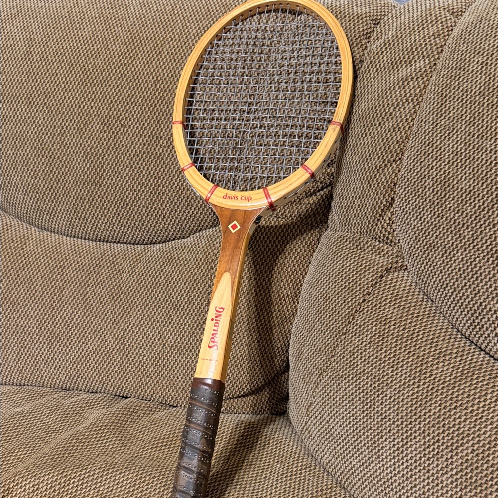 Spaulding Davis cup tennis racket